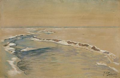 RZEKA ZIMĄ, 1919
