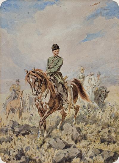 POLOWANIE NA ZAJĄCE, 1879