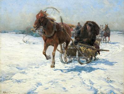 SANNA. POWRÓT Z MIASTA, OK. 1890