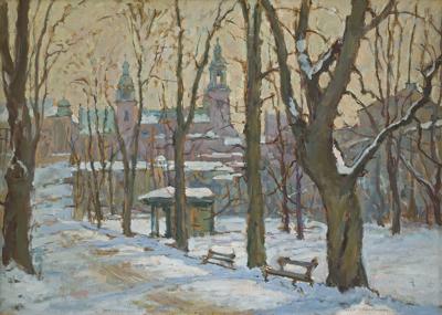 ZIMA POD WAWELEM - PLANTY, 1935-1936