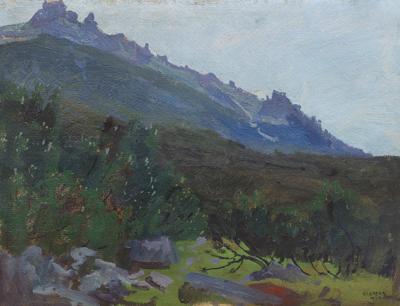 KRAJOBRAZ TATRZAŃSKI, 1920