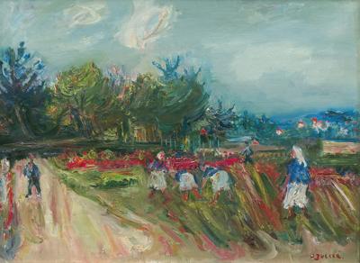 POLA KWIATOWE W VERRIERES-LE-BUISSON, OK 1960