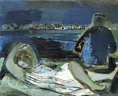 WIECZÓR NAD SEKWANĄ (UN SOIR SUR SEINE), OK. 1950