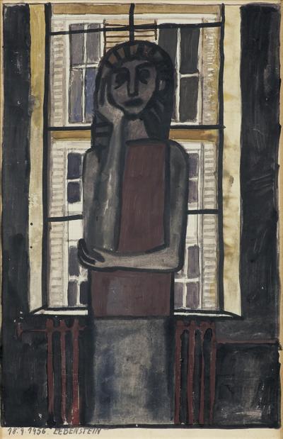 DZIEWCZYNA NA TLE OKNA, 1956