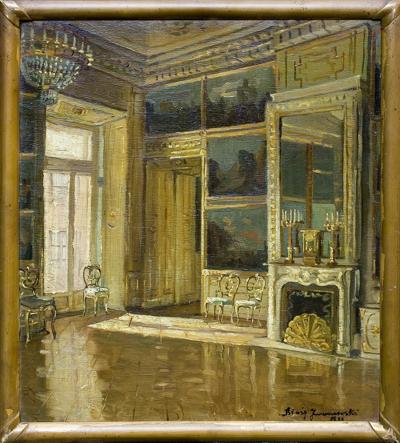 ZAMEK KRóLEWSKI W WARSZAWIE. SALA CANALETTA, 1933
