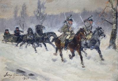NAPOLEON W ODWROCIE Z ROSJI, 1950