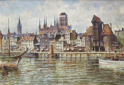 GDAńSK, DłUGIE POBRZEżE, OK. 1920