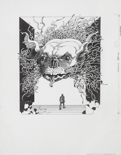ILUSTRACJA DO WIERSZA C. K. NORWIDA FATUM, 1983