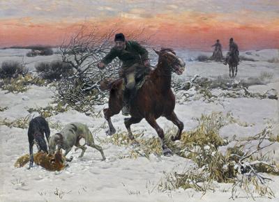 POLOWANIE NA LISA, OK. 1880