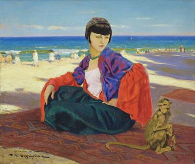 NA PLAŻY, OK. 1930