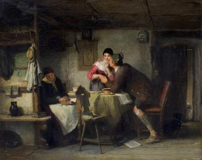 SKRADZIONY POCAŁUNEK, OK. 1890