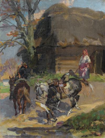 UŁANI NA PATROLU, 1922