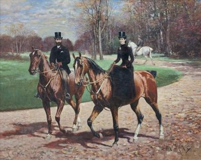 NA PRZEJAŻDŻCE, 1880 [1886?]