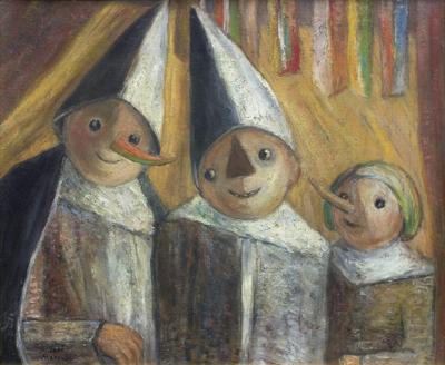 TROJE DZIECI POD CHORĄGIEWKAMI, 1929-1930