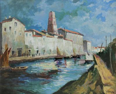 NAD KANAŁEM W MARTIGUES, OK. 1920
