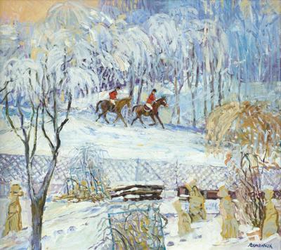 PEJZAŻ ZIMOWY, 1989
