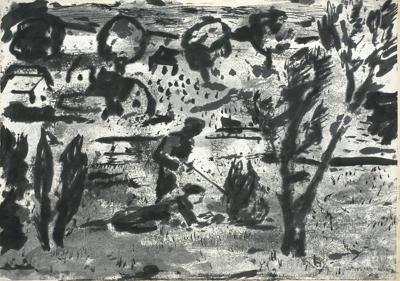 DWOJE PRZY OGNISKU, 1958