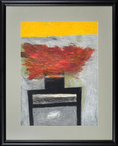 BUKIET NA STOłKU (BUKIET Z żółTYM PASEM), 2003