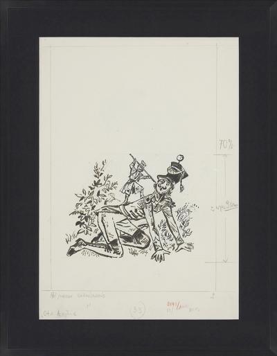 ILUSTRACJA DO BAśNI PSI PAZUR J. BRZECHWY, 1975