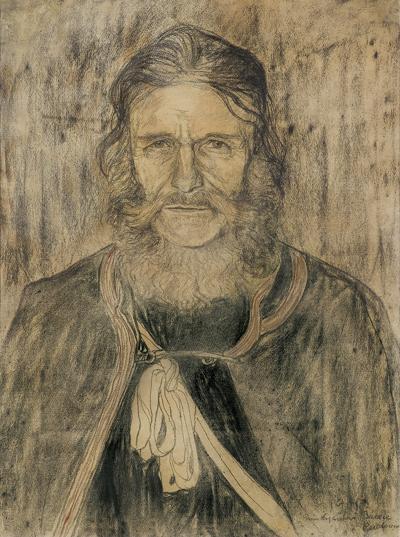 PORTRET GÓRALA. GAZDA, 1905