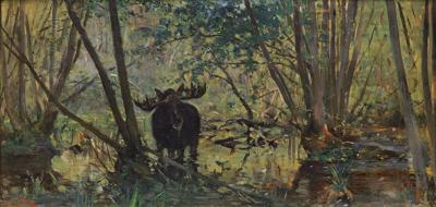 ŁOŚ NA BAGNISKACH, 1897