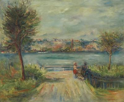 NAD RZEKĄ HUDSON, OK. 1944