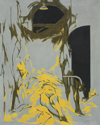 Z CYKLU POMIĘDZY NAMI KRES: ŻÓŁTAWO-SZARO, 1980