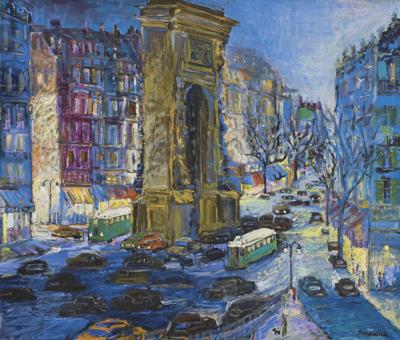 PEJZAŻ Z PARYŻA, PORTE SAINT-DENIS, 1988