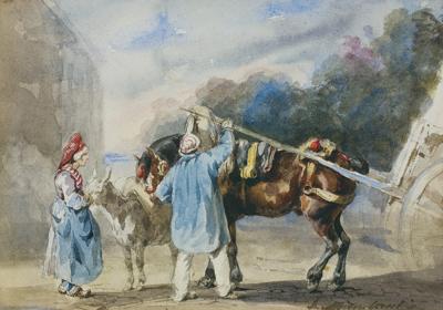 SCENA ULICZNA ..., 1832-1835