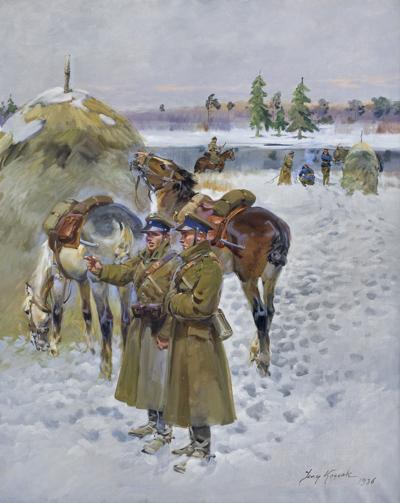 NA ZIMOWYM PATROLU, 1936