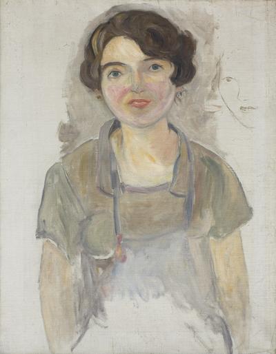 PORTRET KOBIETY W FARTUCHU, OK. 1919