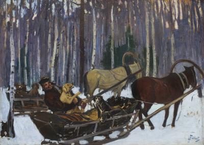 NA POLOWANIU, OK. 1900