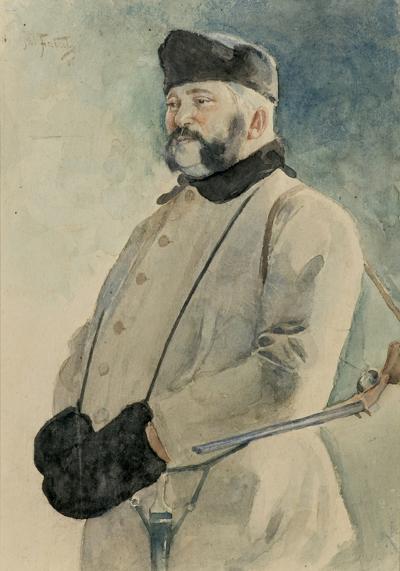 KSIĄŻĘ ANTONI WILHELM RADZIWIŁŁ NA POLOWANIU