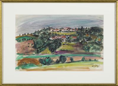 PEJZAż Z LA FERTé-SOUS-JOUARRE, 1955