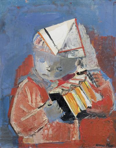 PORTRET CHŁOPCA Z HARMONIĄ