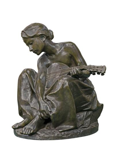 DZIEWCZYNKA Z MANDOLINĄ, 1897