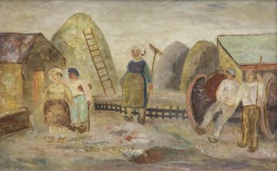 SCENA Z FERMY, 1924