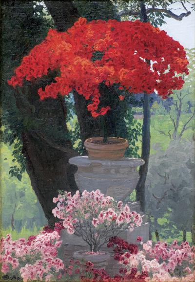 VILLA BORGHESE. GIARDINO DEL LAGO, 1913