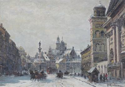 WARSZAWA. WIDOK NA PLAC ZAMKOWY