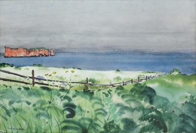 PERCÉ ROCK W ZATOCE ŚW. WAWRZYŃCA, 1948
