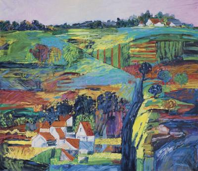 PEJZAŻ Z LANCKORONY, 1984