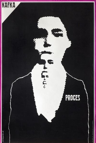 PLAKAT KAFKA PROCES, 1964