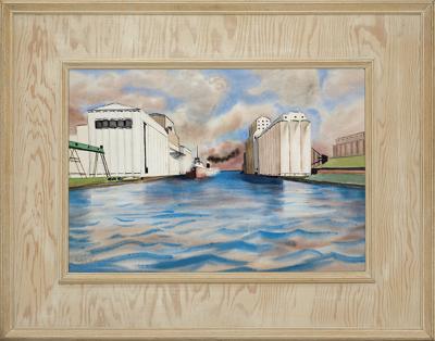 PORTOWE SILOSY (GRAIN SHIPPING), 1949