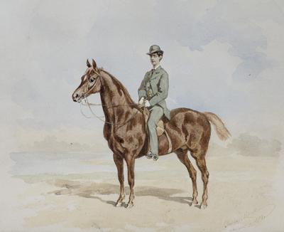 KONNY PORTRET MŁODEGO MĘŻCZYZNY, 1876