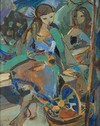 DZIEWCZYNA Z KOSZEM, 1958