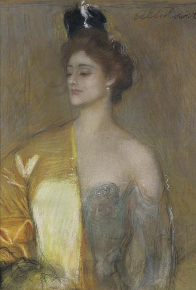 PORTRET AMY ZAKRZEWSKIEJ, PRZED 1903