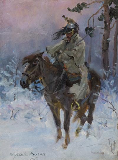 KIRASJER W ZIMOWEJ ZADYMCE, 1912