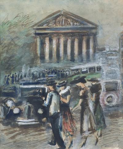 KOŚCIÓŁ DE LA MADELEINE W PARYŻU, 1930
