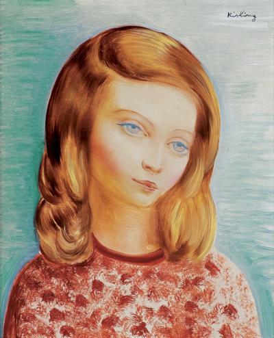 PORTRET RUDOWŁOSEJ DZIEWCZYNY, 1943