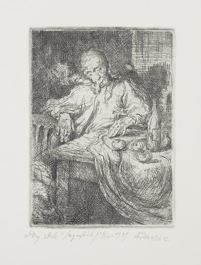 PRZY STOLE, 1929